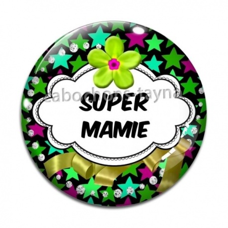 Cabochon Verre - super mamie