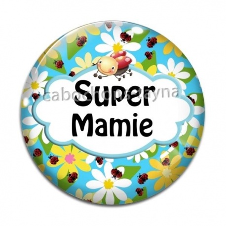 Cabochon Verre - super mamie