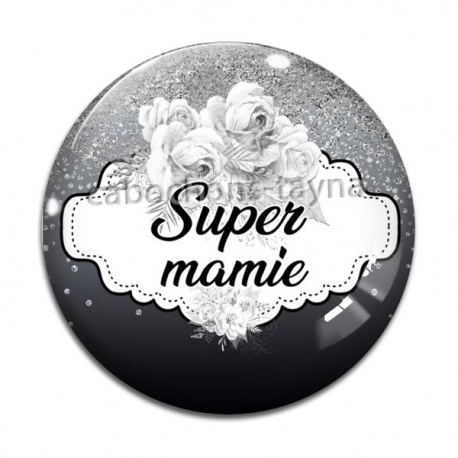 Cabochon Verre - super mamie