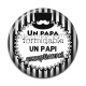 Cabochon Résine - un papa formidable un papi exeptionnel