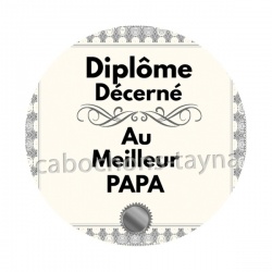 diplôme décerné au meilleur papa