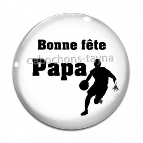 Cabochon Verre - bonne fête papa