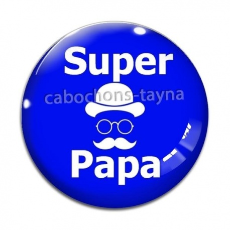 Cabochon Verre - super papa