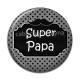 Cabochon Résine - super papa