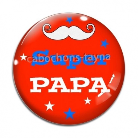 Cabochon Verre - super papa