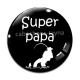 Cabochon Verre - super papa