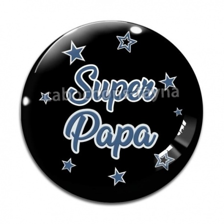 Cabochon Verre - super papa