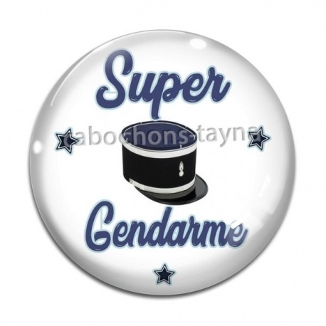 Cabochon Verre - super gendarme