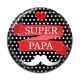 Cabochon Résine - super papa