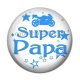 Cabochon Résine - super papa