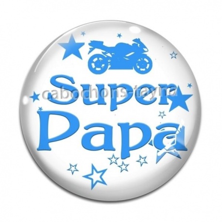 Cabochon Verre - super papa