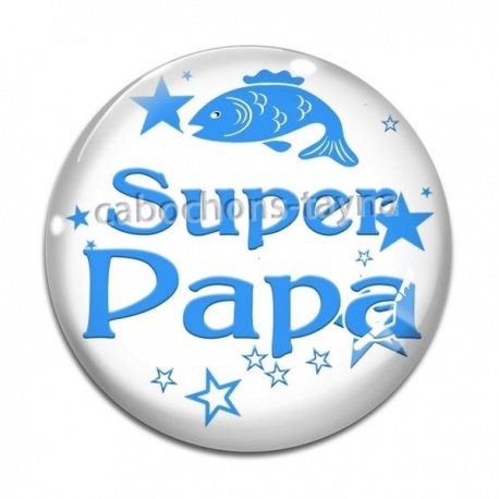 Cabochon Verre - super papa