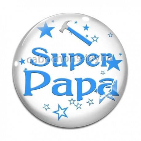 Cabochon Verre - super papa