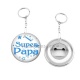 Porte clés décapsuleur - super papa