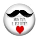 Cabochon Résine - super papa