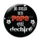 Cabochon Verre - je suis un papa qui déchire