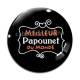Cabochon Verre - meilleur papounet du monde