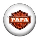 Cabochon Résine - je suis un papa motard