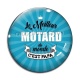 Cabochon Verre - le meilleur motard du monde c'est papa