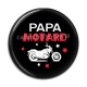 Cabochon Résine - papa motard