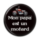 Cabochon Résine - mon papa est un motard