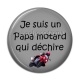 Cabochon Résine - je suis un papa motard