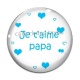 Cabochon Verre - je t'aime papa
