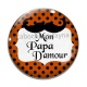 Cabochon Verre - mon papa d'amour
