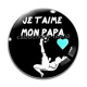 Cabochon Verre - je t'aime mon papa