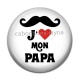 Cabochon Résine - je t'aime mon papa