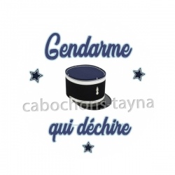 gendarme qui déchire
