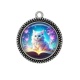 Pendentif Cabochon Argent - chaton