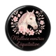 Cabochon Résine - meilleure monitrice d'équitation