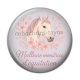 Cabochon Résine - meilleure monitrice d'équitation