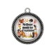 Pendentif Cabochon Argent - meilleure monitrice d'équitation