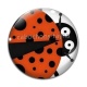 Cabochon Verre - coccinelle