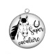 Pendentif Cabochon Argent - super cavalière