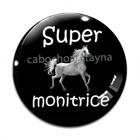 Cabochon Verre - super monitrice
