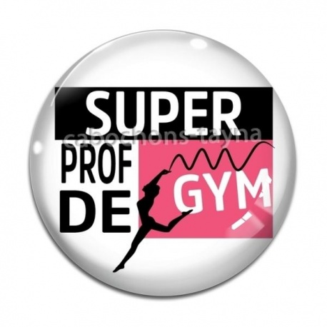 Cabochon Verre - super prof de gym