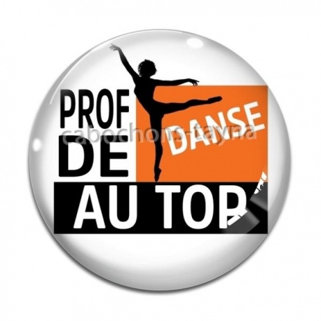 Cabochon Verre - prof de danse au top