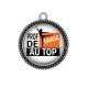 Pendentif Cabochon Argent - prof de danse au top