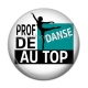 Cabochon Résine - prof de danse au top