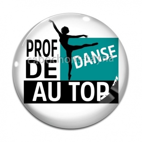 Cabochon Verre - prof de danse au top