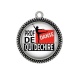 Pendentif Cabochon Argent - prof de danse qui déchire
