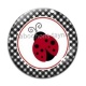 Cabochon Verre - coccinelle