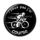 Cabochon Résine - j'peux pas j'ai course