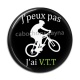 Cabochon Résine - j'peux pas j'ai VTT