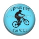 Cabochon Résine - j'peux pas j'ai VTT