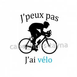 j'peux pas j'ai vélo