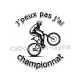 j'peux pas j'ai championnat